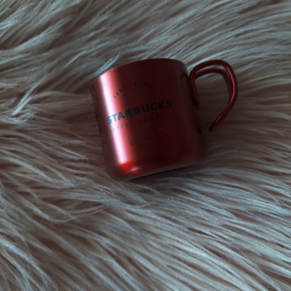 Starbucks Steel Red 3oz Espresso Mug